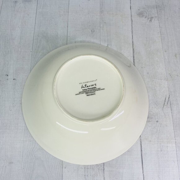 PTS international Interiors PROVENCE Fruit Leaves Porcelain Round Serving Bowl - Picture 8 of 16